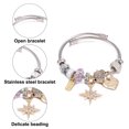 thumbnail image 3 of 2 pulseras con abalorios para mujer, pulsera para mujer, regalos de Navidad y San Valentín. MFZFUKR CPB-CJZ1604-2, 3 of 5