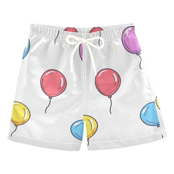 Bright Color Balloons Boys' Swim Trunks Board Shorts Beach Pants Bathing Bottoms 2T