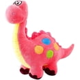 thumbnail image 2 of Juguete de peluche de dinosaurio de peluche rosa de 14 pulgadas, animal de peluche de dinosaurio de peluche, juguete de dinosaurio para bebés, niñas, niños, regalos de cumpleaños, rosa, 35 cm, 2 of 4
