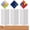 Square, variant on 72 Pieces Ceramic Coasters for Crafts, White Sublimation Coaster Blanks, Heat Transfer Ceramic Tiles for DIY Printing, Cork Backing Pads Included (Square Hexagon Round)