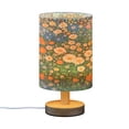 thumbnail image 7 of Yayeee Table Lamp for Bedroom Nightstand LED Portable Bedside Warm Light, Orange Floral Garden, 7 of 7