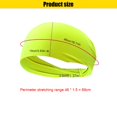 thumbnail image 4 of Frente Sweatband Antideslizante Transpirable para Hombres Mujeres (Amarillo Fluorescente), 4 of 4