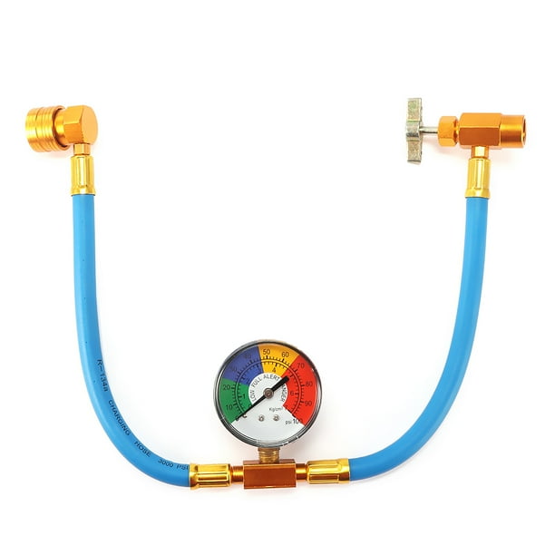 R134A Recharge Measuring Hose Refrigerant Charging Pipe with Gauge