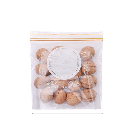 Reusable Double Zipper Vegetable Kitchen Tools Fruits Sorting Bag Food Storage Bag Sealed Packing Bags Food Preservation Self Sealing Bag M