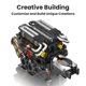 thumbnail image 5 of Set de construcción Mould King modelo W16 con motor, 952 piezas, 5 of 7