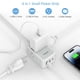 thumbnail image 3 of Power Strip TESSAN Ultra Thin con 3 cargadores de pared USB y 3 enchufes, 3 of 7