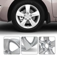 thumbnail image 3 of 2-Pack 16" Wheel Rim 16x6.5-inch 5 Lug Silver, for Hyundai Elantra 2011-2013, Replacement Alloy Rim 70806, 3 of 12