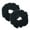 2 Black, variant on Large Velvet Scrunchies 5.5" Oversized Hair Ties for Thick Hair