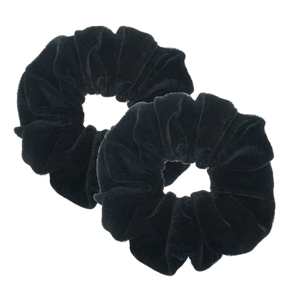 WOOMER Large Velvet Scrunchies 5.5" Oversized Hair Ties for Thick Hair