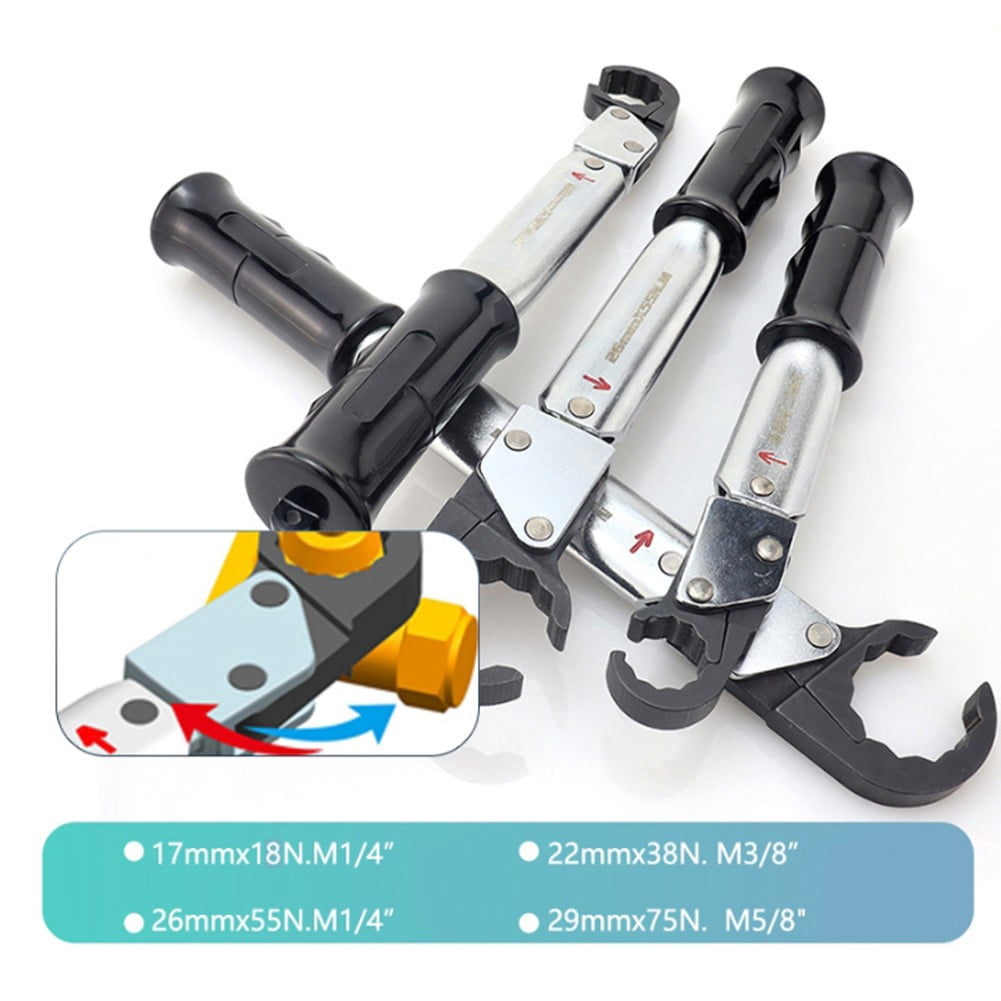 Ratchet Torque Wrench Apark High Precision Open Type Wrench Set Air Conditioning Repair Tool Set ST-02L