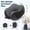 Black, variant on Blue Memory Foam Travel Neck Pillow with Accessories for Airplane Travel