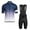 Navy, variant on Mens Short Sets 2 Piece Outfits Cycling Sports Suit Men's And Women's Couple Short Sleeved Cycling Road Bike Cycling Backpacking Suit Stylish Vacation Outfits