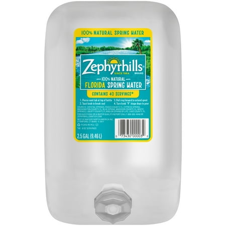 UPC 073430000032 product image for ZEPHYRHILLS Brand 100% Natural Spring Water, 2.5-gallon plastic jug | upcitemdb.com