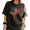 Black-1, variant on Cozymy Women's Distressed American Flag Heart 4th Of July Graphic Washed Short Sleeve T-Shirt Casual Relaxed Fit