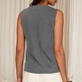 thumbnail image 4 of Timegard Womens Tank Tops Sleeveless Solid Color Comfy Crewneck Basic Tee Casual Fitting Shirts Summer, 4 of 7