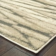 thumbnail image 3 of 2' X 3' Ivory Sand And Ash Abstract Power Loom Stain Resistant Area Rug, 3 of 5