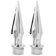 thumbnail image 1 of MasteelfCA 2pcs Decorative Flagpole Head Topper Plastic Flag Head for Hotel Office, 1 of 8