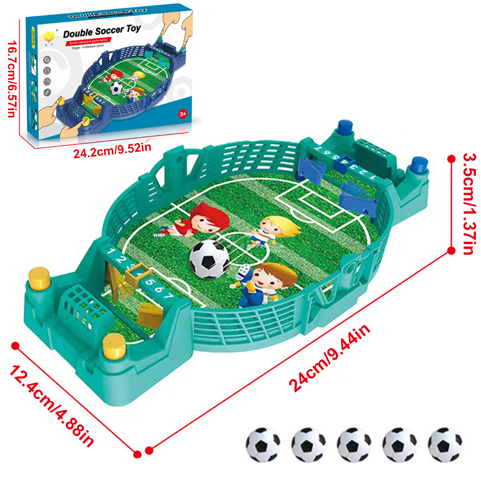 Football Table Interactive Game Toy for Kids,Mini Tabletop Soccer