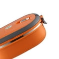 thumbnail image 2 of Stainless Steel Light Rectangle Thermal Insulation Lunch Box Student Office Worker Portable Thermal Box orange, 2 of 5