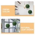 thumbnail image 3 of HEALEEP 2Ud Bola Artificial De Plantas Simuladas Para Duradera En Hogar Y Exteriores, 3 of 8