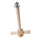 thumbnail image 4 of Pájaros Percha para loros Entrenamiento de aves Soporte para percha Madera para perchas Ramas para trepar Pájaro Varillas de madera, 4 of 9