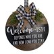 thumbnail image 1 of Placa Para Colgar En La Puerta Con Un Cordón, Letrero Divertido De Bienvenida, Adorno De Madera Para Exteriores, Decoración Marrón Para El Hogar, Regalo De Inauguración De La Casa, Porche matsuzay HA020990-00, 1 of 6