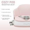 thumbnail image 7 of Dream On Me Cozy Pod Booster Seat with Removable Cover, Pink, 7 of 7