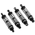 thumbnail image 3 of Front Rear Shock Damper, Front And Rear Shock Absorbers  Reduce Vibration Wear Resistant Improve Stability  For 1/18 RC Car Black, 3 of 8