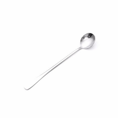 

Korea Creative Stainless Steel Long Spoon Office Coffee spoon Stirring Spoon
