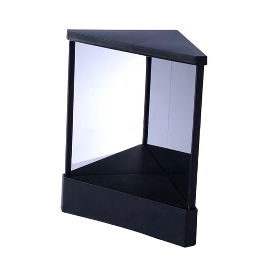 Shoreew Non-Reversing True Makeup Mirror High Clarity Desktop Vanity Mirror Men Women Precision True Image Inverted Standing Cosmetic Mirror