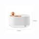 thumbnail image 3 of Humidificador de niebla fría con luz nocturna y tapa giratoria - Humidificador USB de sobremesa de 300 ml para dormitorio, oficina, escritorio - Silencioso, portátil, rosa/blanco/verde, 3 of 7
