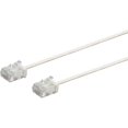 thumbnail image 1 of Monoprice Cat6 Ethernet Patch Cable - 7 Feet - White | Stranded, 550MHz, UTP, Pure Bare Copper Wire, 36AWG - ro, 1 of 4