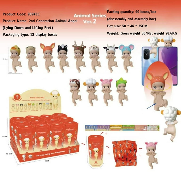 から厳選した Hippers Angel Sonny 12PC Animal Figures Licensed Officially その他