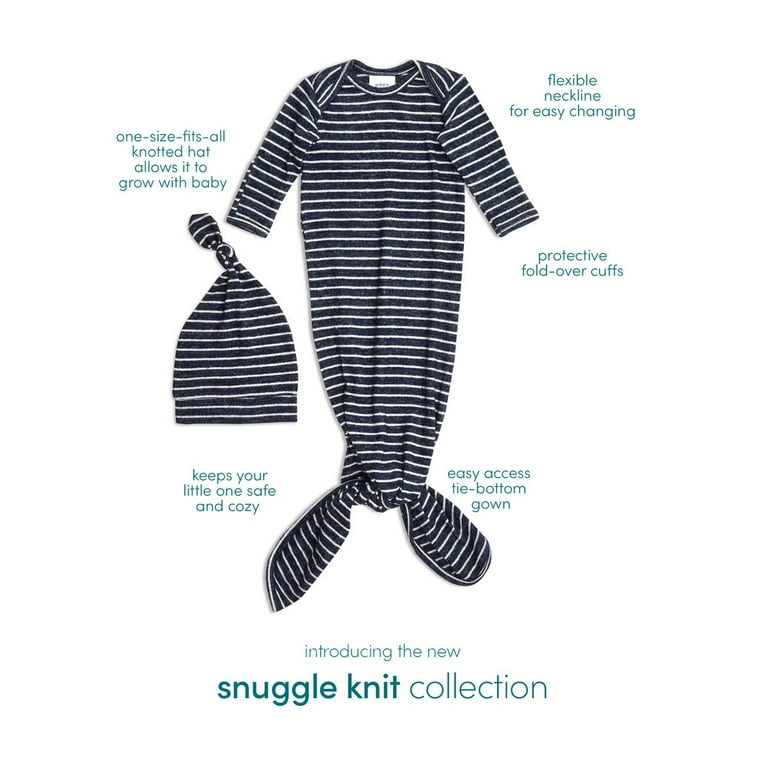 aden + anais snuggle knit newborn gift set navy stripe aden + anais snuggle knit newborn gift set navy stripe