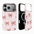 thumbnail image 1 of SKLYDDI Cute Pink Bows Case for iPhone 14 Pro, Slim, Compatible with MagSafe, 1 of 7