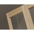 thumbnail image 3 of American Wood Pioneer Full Glass Bifold Door, 30-in. x 80-in., Unfinished Pine, 3 of 7