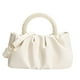 thumbnail image 5 of Bolso de mano ligero para mujer, bandolera de piel sintética, tipo clutch pequeño Blanco, 5 of 9