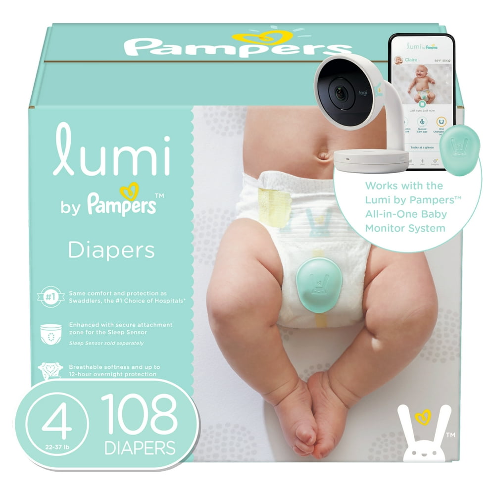 Lumi by Pampers Diapers Size 4 108 Count