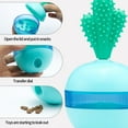 thumbnail image 6 of HomeDm 6.5 inch 3 in 1 Cactus Tumbler Feeding Toys for Dogs Cats Pets Dog Puppy Chew Toys, Dog Puppy Teething Toys, Treat Dispenser, InterDog Toys, Slow Feeder Toys, 6 of 8