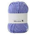 thumbnail image 1 of Hilo colorido para tejer a mano | 25 g de lana de algodón suave para crochet | Hilo acrílico de 4 hebras para manualidades, suéteres, gorros y bufandas | 65 metros por madeja, 1 of 1
