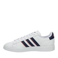 thumbnail image 2 of Adi-das Men's Size 10.5 Grand Court 2.0 Athletic Shoes White Navy Casual Sneakers, 2 of 6