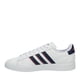 thumbnail image 2 of Ad-id-as Men's Size 10.5 Grand Court 2.0 Athletic Shoes White Navy Casual Sneakers, 2 of 6