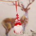 thumbnail image 5 of Walbest Gnome Christmas Ornament, Elf Gnome Swedish Handmade Plush Gnome, Faceless Gnome Ornament Scandinavian Santa Elf Wall Xmas Tree Hanging Ornament Pendant, 5 of 7
