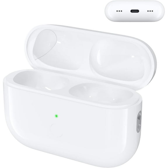 Charging Case for Airpods Pro 2/1, Replacement Case Compatible with Airpods Pro 1 & 2 Generation, Charger for Airpod with Bluetooth Pairing Sync Button (No Earbuds) (Type-C)