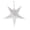 Silver, variant on Red Star Paper Lantern, 35Inch 3D Hanging Star Decoration With Star Moon Cutouts For Festivals, Birthdays, Mall Decorations - No Quantity Needed As Only 1Pc