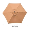 thumbnail image 3 of Parasol de Jardin de Rechange Pare-Soleil Parasol de Marché Dessus de Parasol Extérieur Dessus de Parasol, 3 of 3