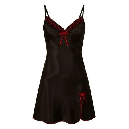JustVH Valentines Day Women Lingerie Babydoll Sexy Strappy Nightdress Sleepwear Chemise