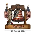 thumbnail image 3 of XINGAG 250th Anniversary Decor 1776–2026, 4th of July Patriotic Table Decorations, Red White and Blue Patriotic Decor, Memorial Day Decorations Independence Day Home Office Table Centerpieces Sign, 3 of 7
