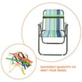 thumbnail image 3 of OULII 13Pcs Silicone Towel Straps for Beach Chairs Lightweight Assorted Colors, 3 of 6
