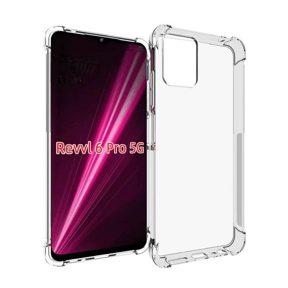 For T-Mobile Revvl 6 Pro 5G Shockproof Non-slip Thickening TPU Phone Case For T-Mobile Revvl 6 Pro 5G